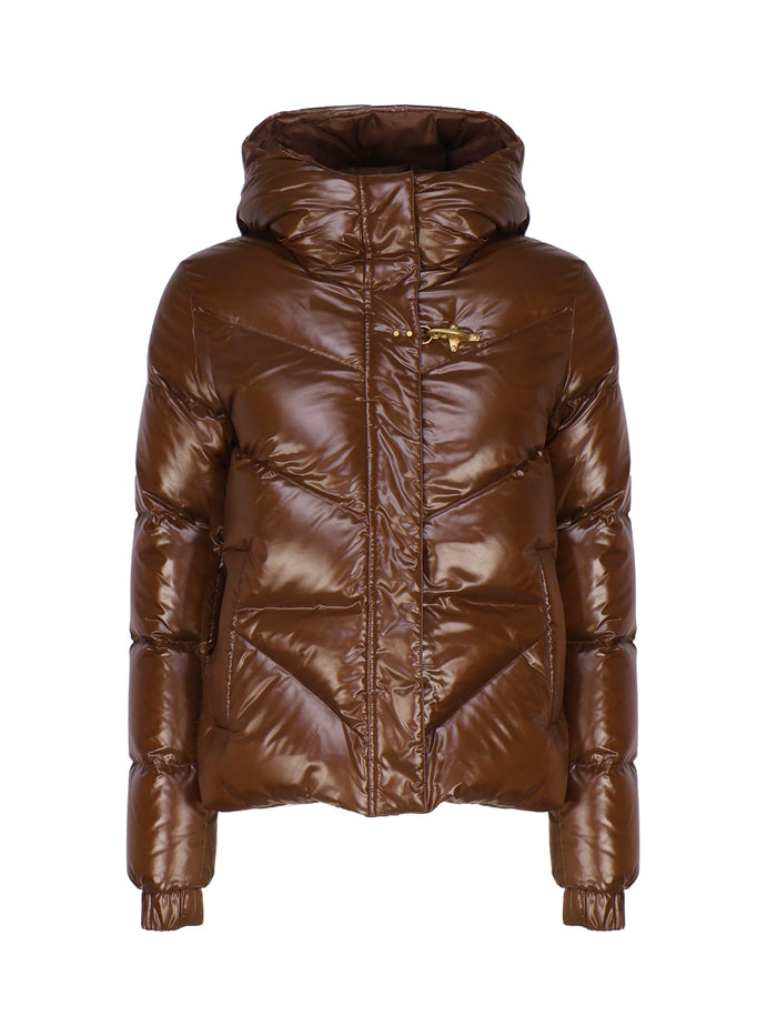 Fay Coats Brown Polyamide