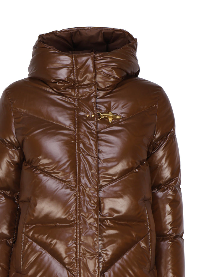 Fay Coats Brown Polyamide