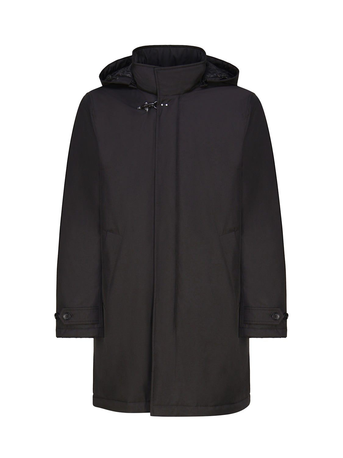 Fay Coats Black Nylon