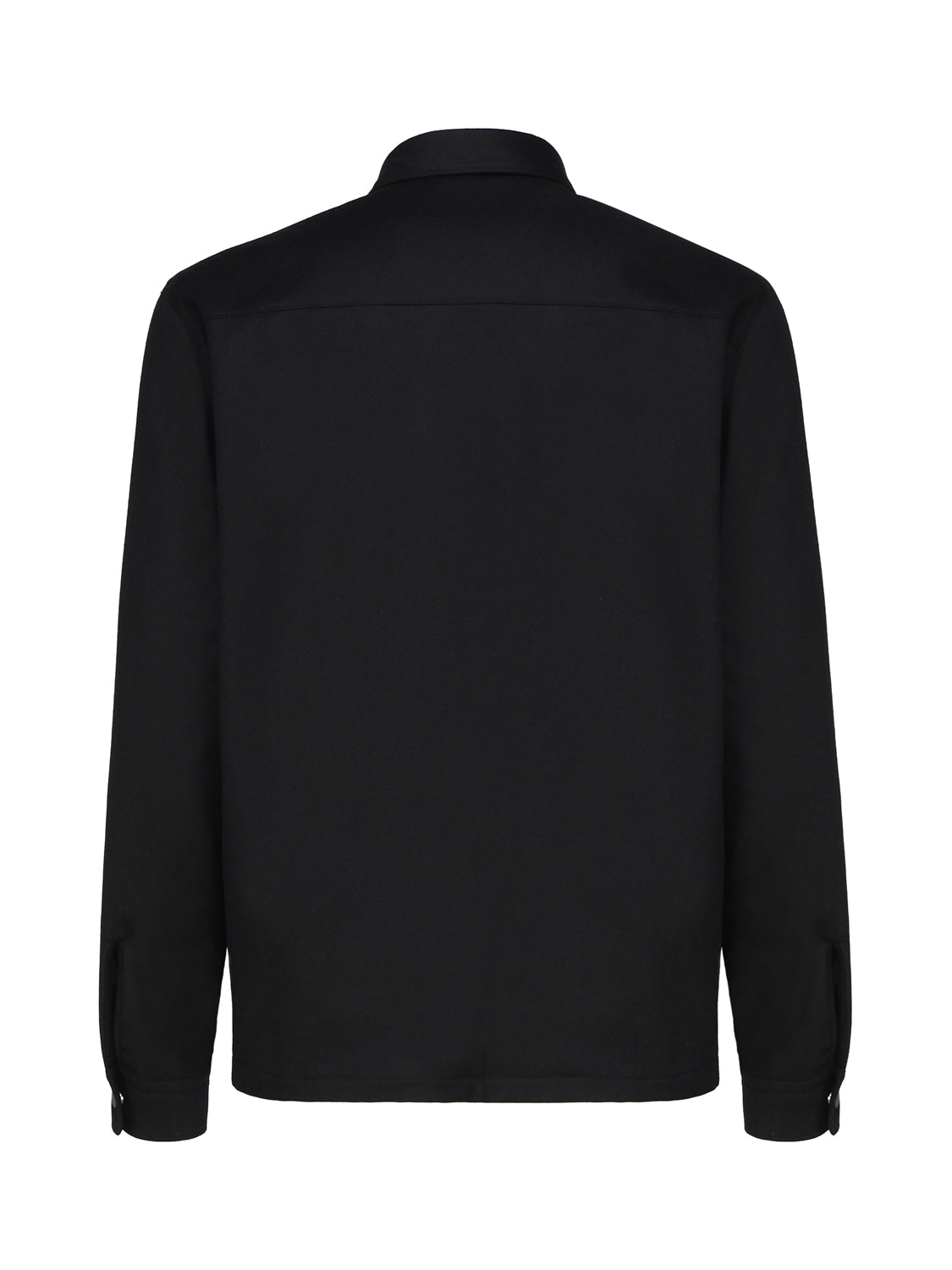 Zegna Shirts Black Wool