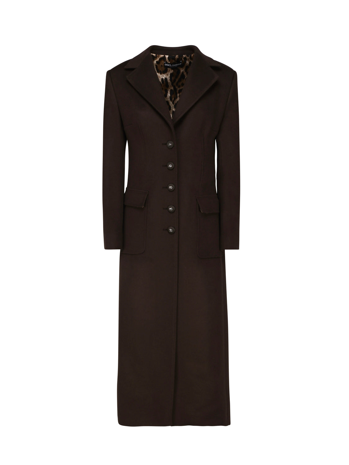 Dolce & Gabbana Coats Brown Wool