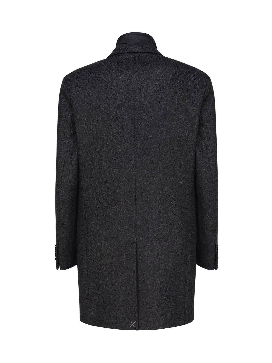Fay Coats Black Wool