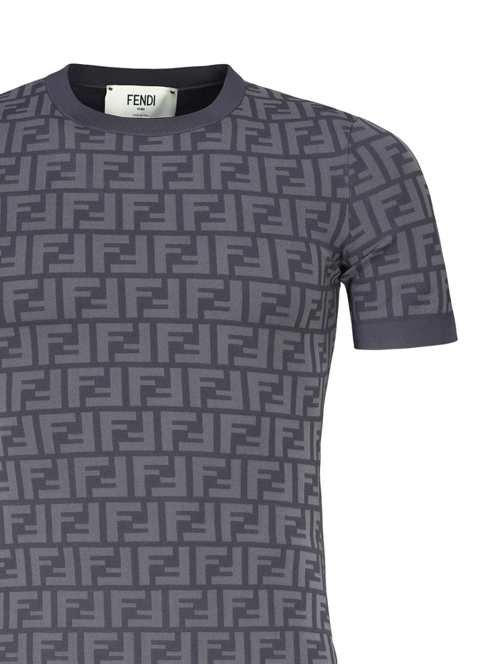 Fendi Sweaters Grey Viscose