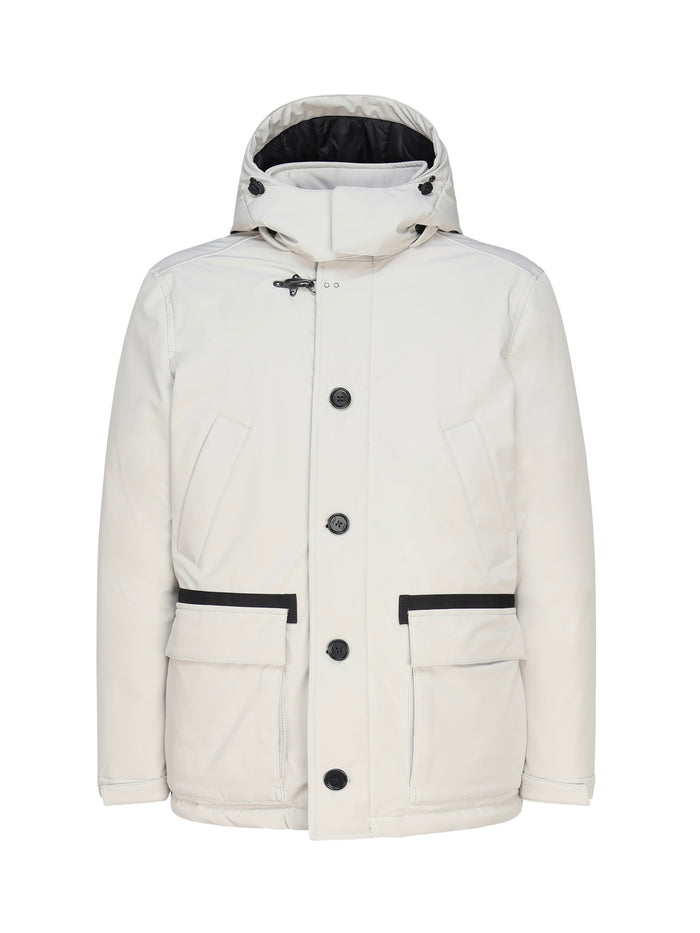 Fay Coats White Polyamide