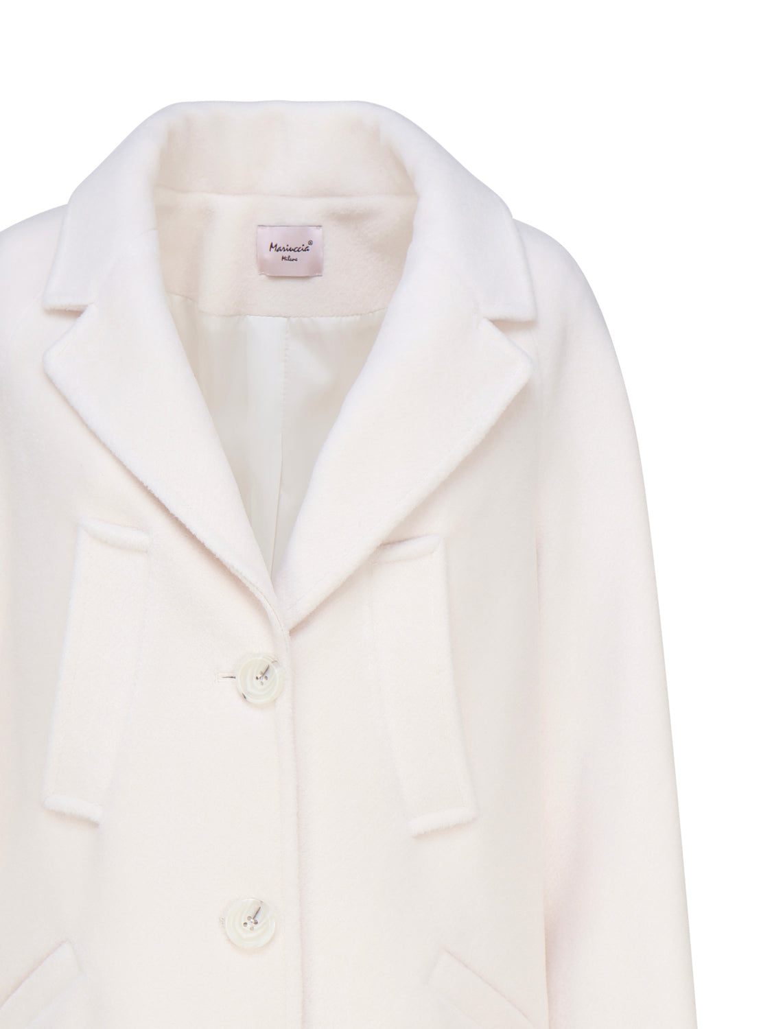 Mariuccia Coats White Polyester