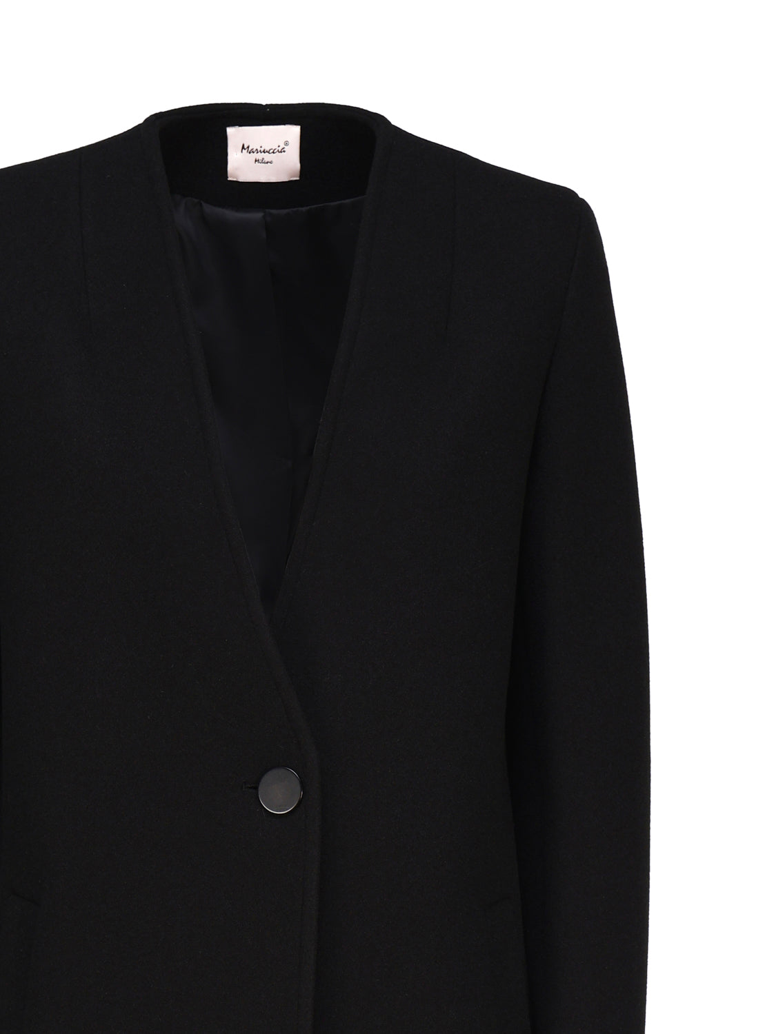 Mariuccia Coats Black Polyester