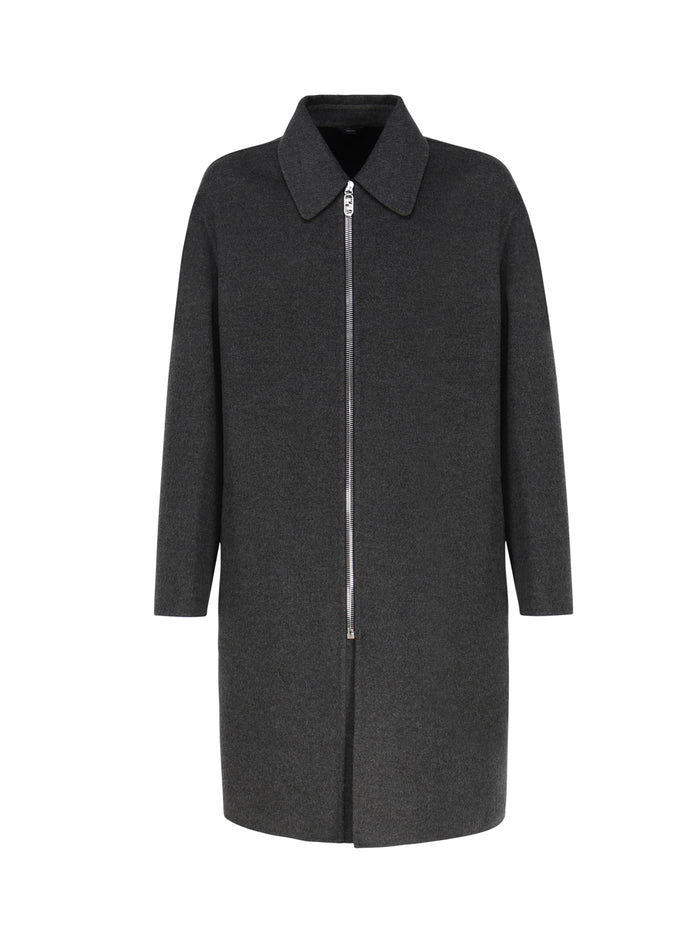 Fendi Coats Grey Cashmere