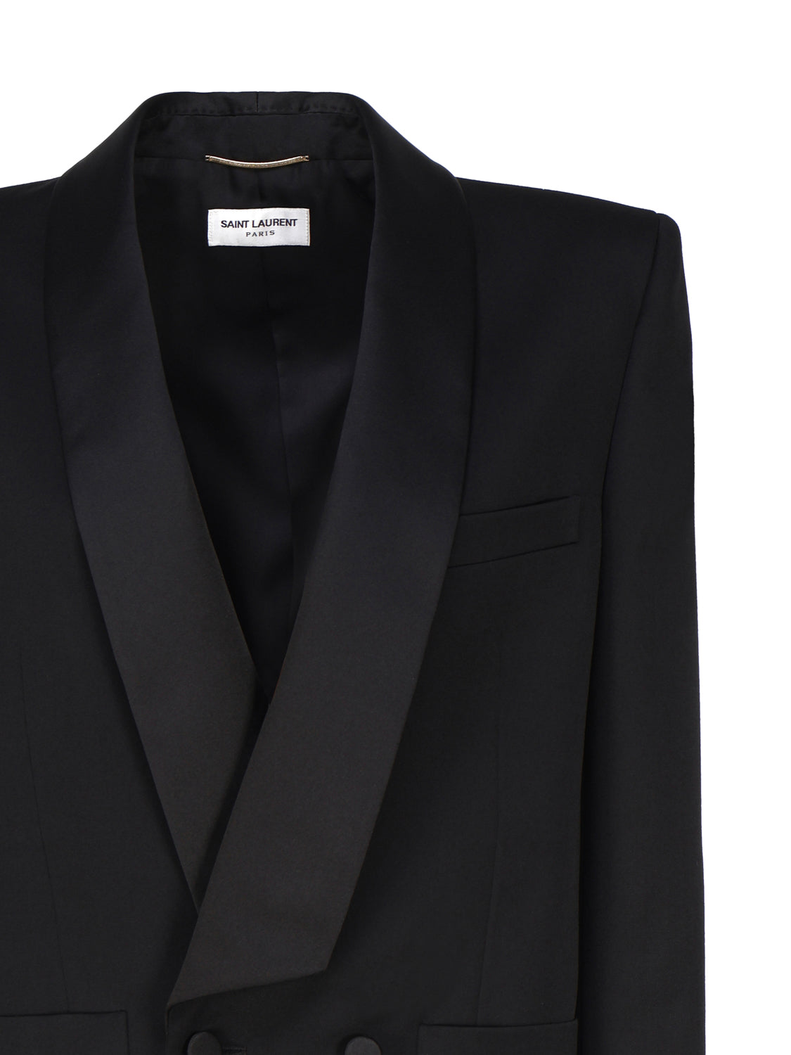 Saint Laurent Jackets Black Wool