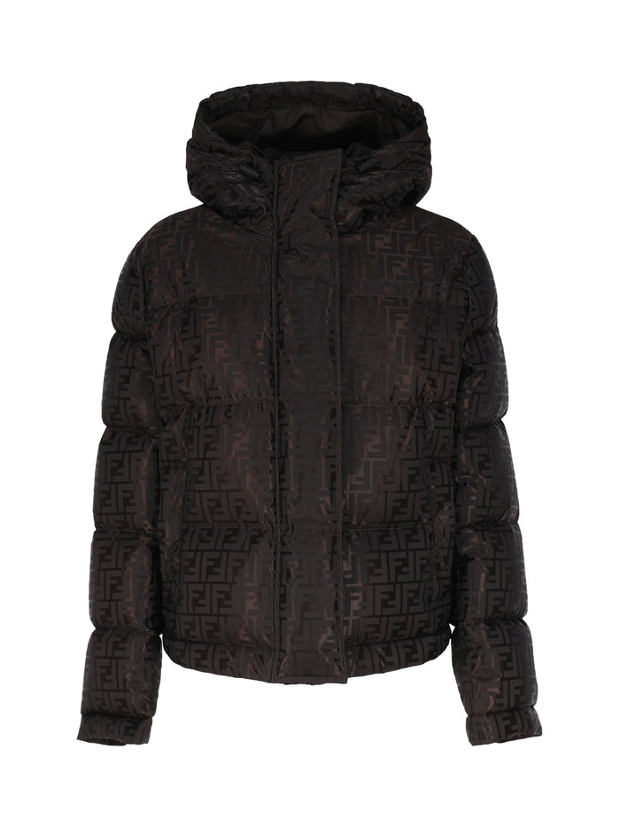Fendi Coats Brown Cotton