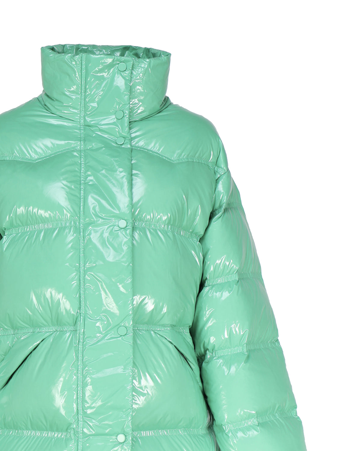 Stand Studio Coats Green Polyamide