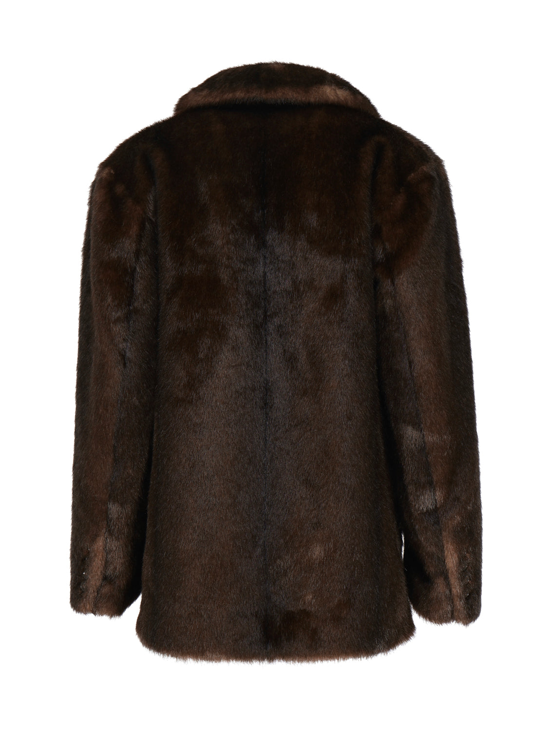Stand Studio Coats Brown Modacrylic