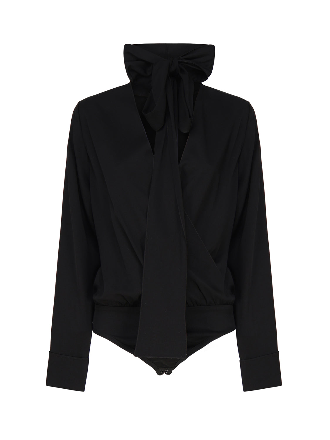 SportMax Top Black Silk