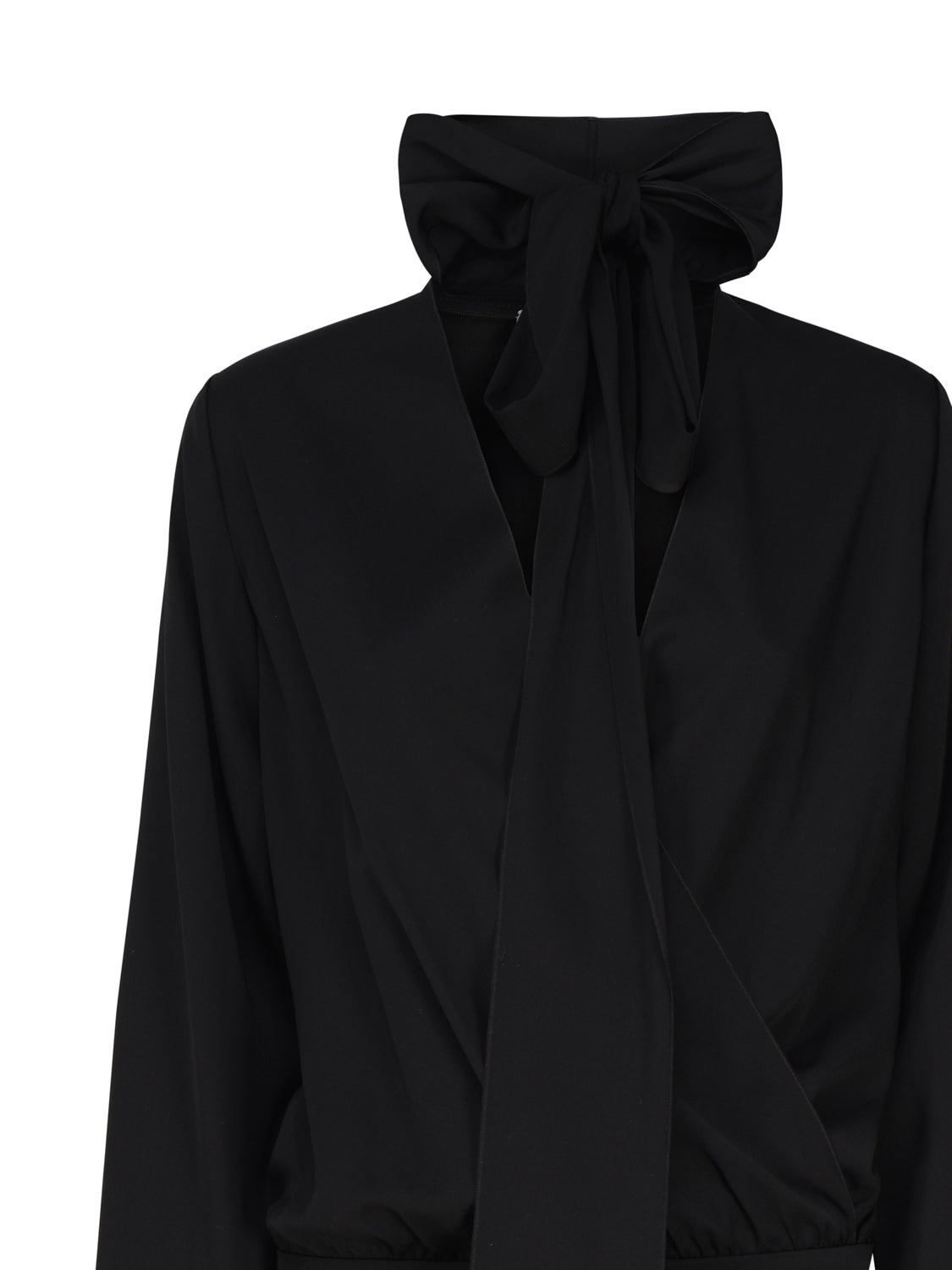 SportMax Top Black Silk