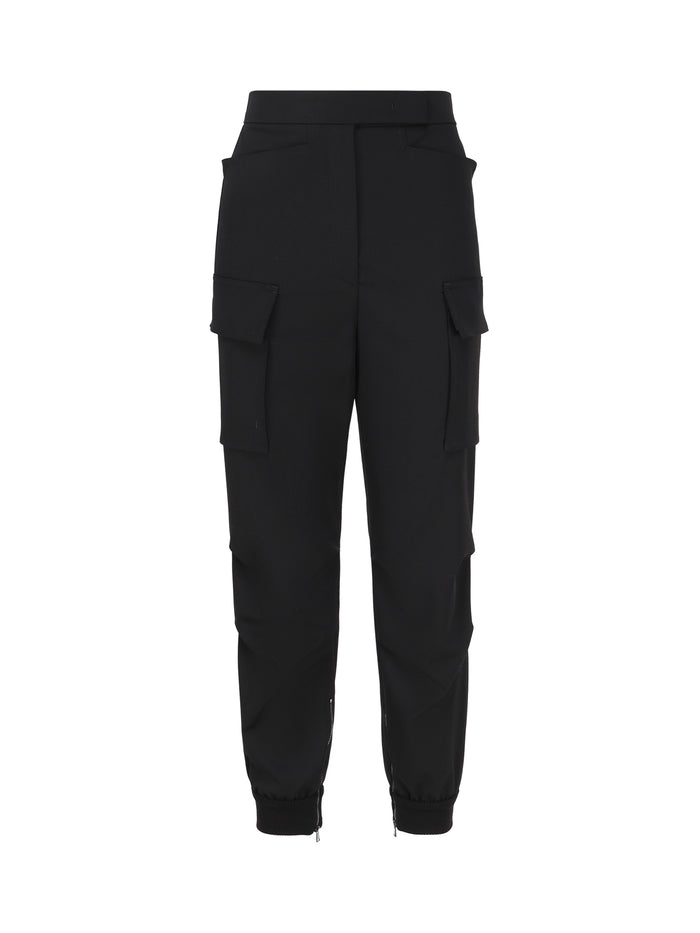 Max Mara Rtw Black Virgin Wool