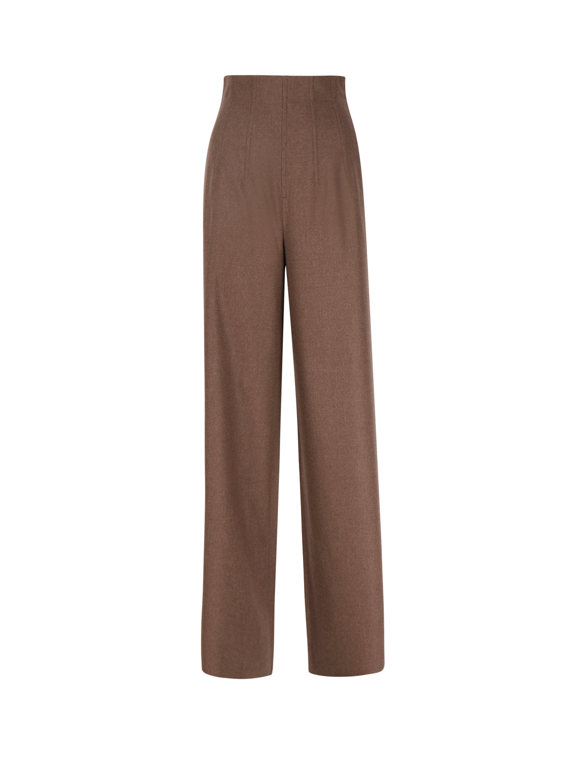 Max Mara Rtw Brown Virgin Wool