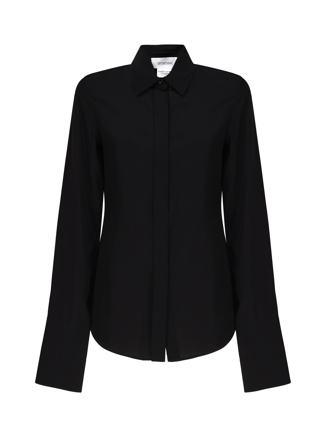 Sportmax Shirts Black Silk
