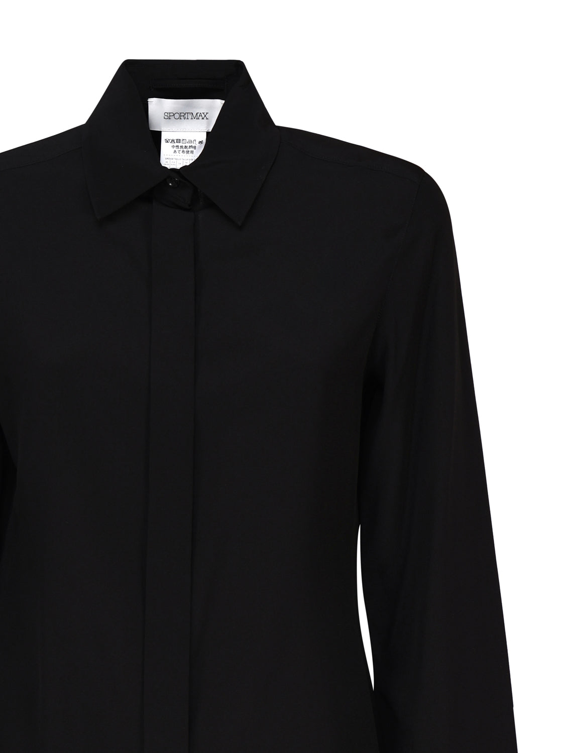 Sportmax Shirts Black Silk