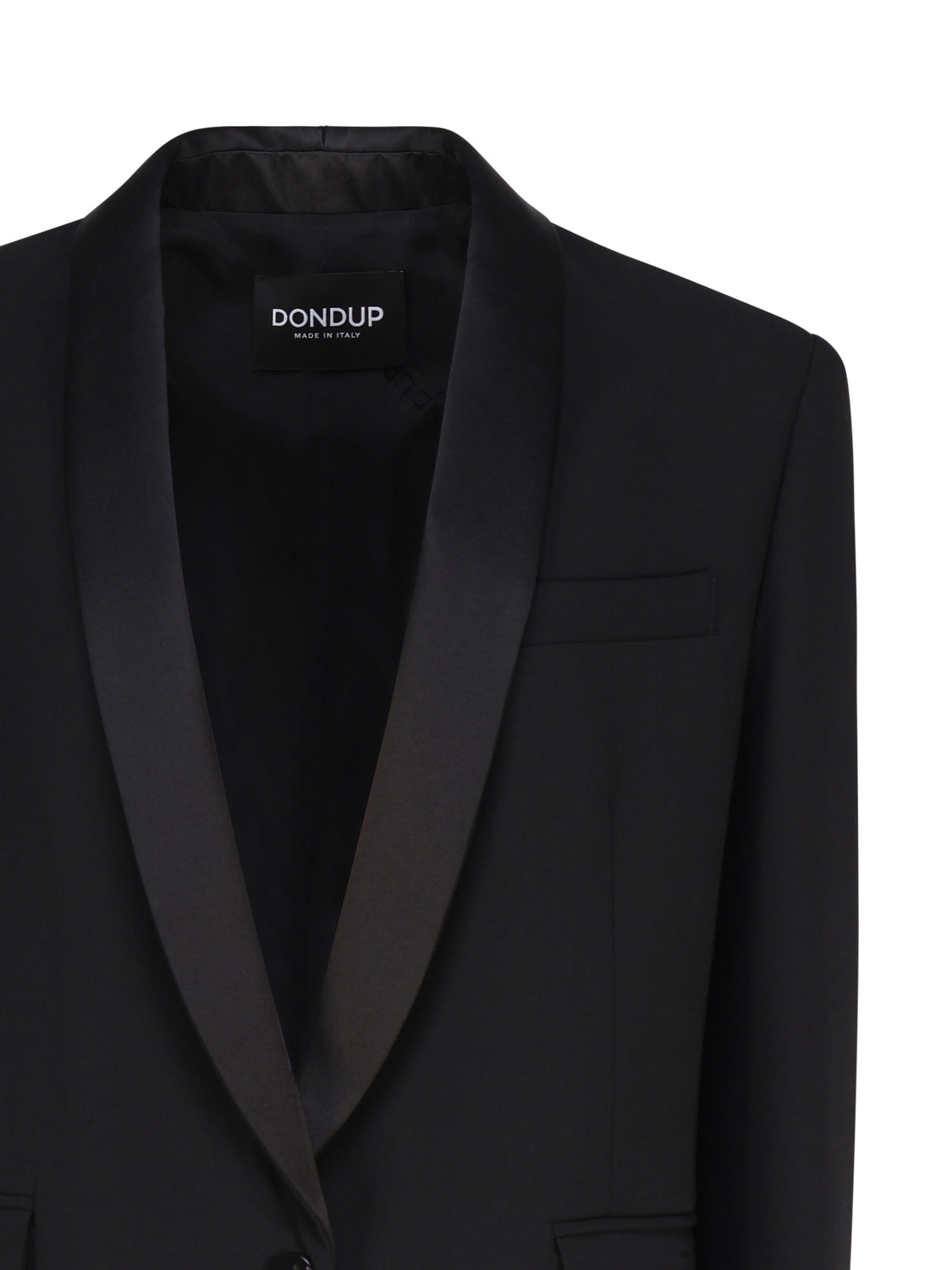 Dondup Jackets Black Virgin Wool Polyester