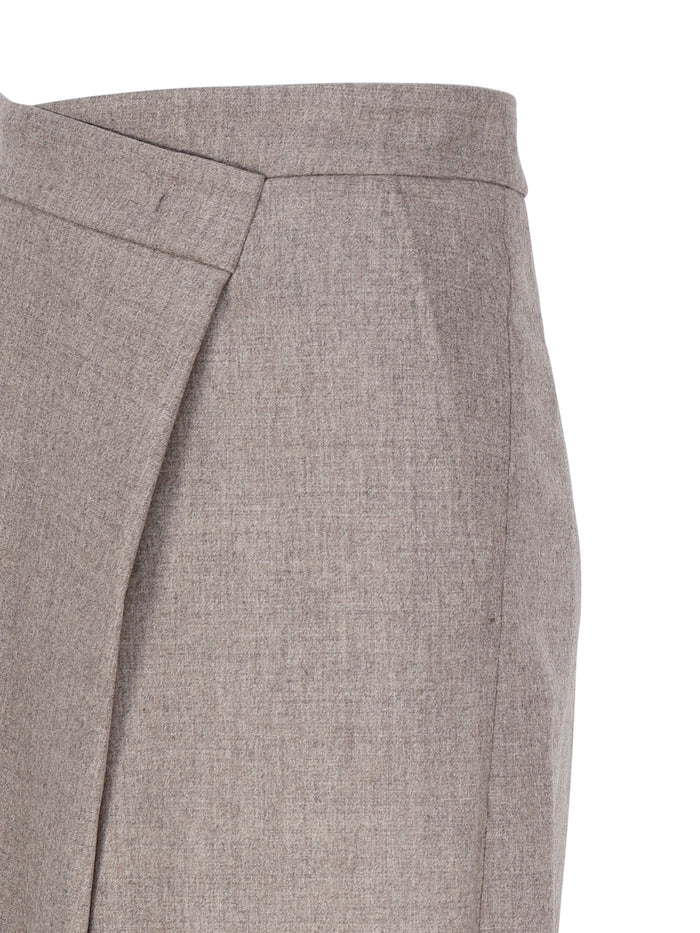 Max Mara Rtw Beige Virgin Wool Cashmere Elastane