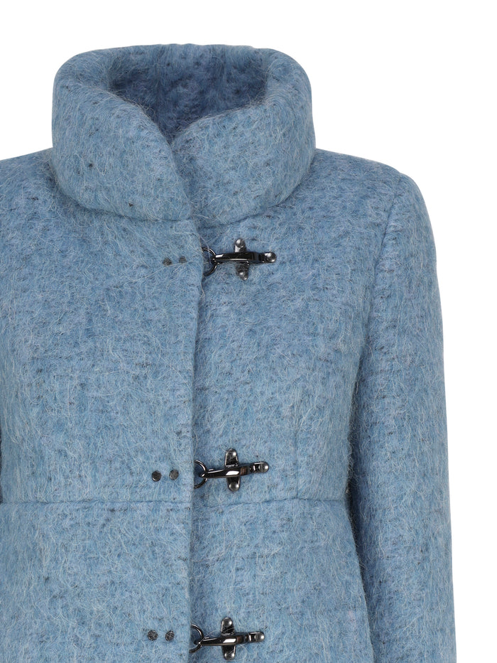 Fay Coats Blue Wool