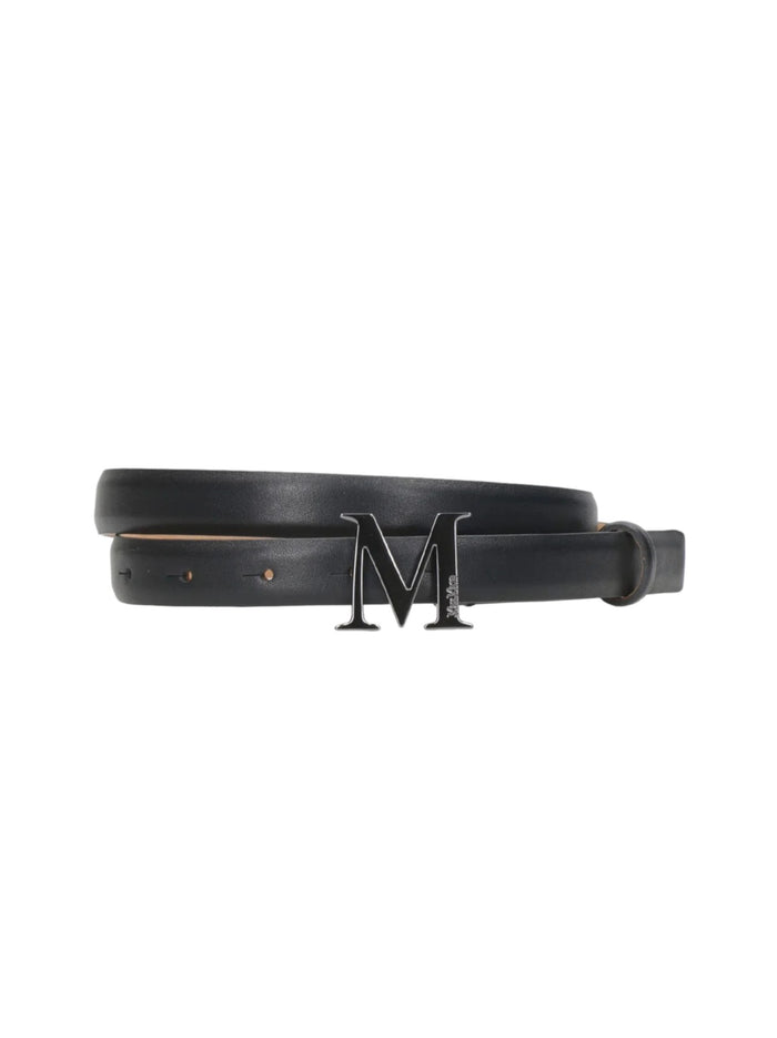 Mclassic20 Black Calf Leather Belt