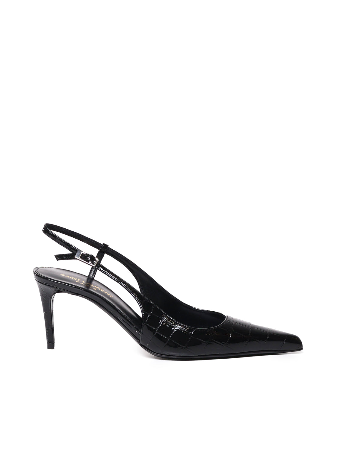 Saint Laurent With Heel Black Calfskin