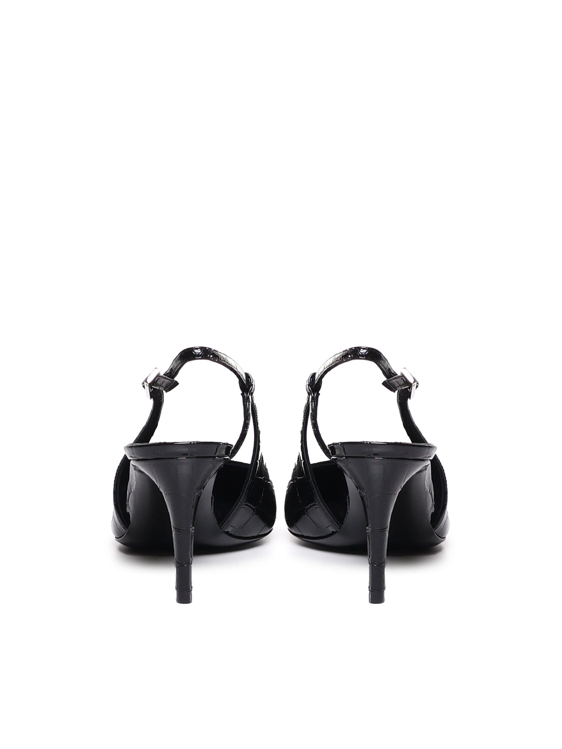 Saint Laurent With Heel Black Calfskin