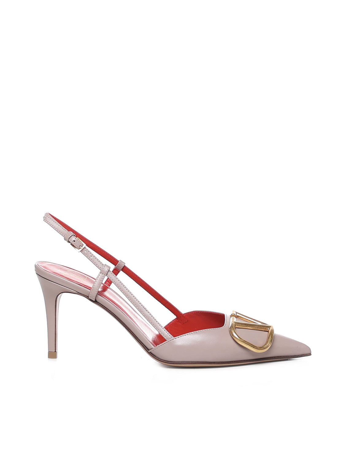 Valentino Garavani With Heel Poudre Calfskin