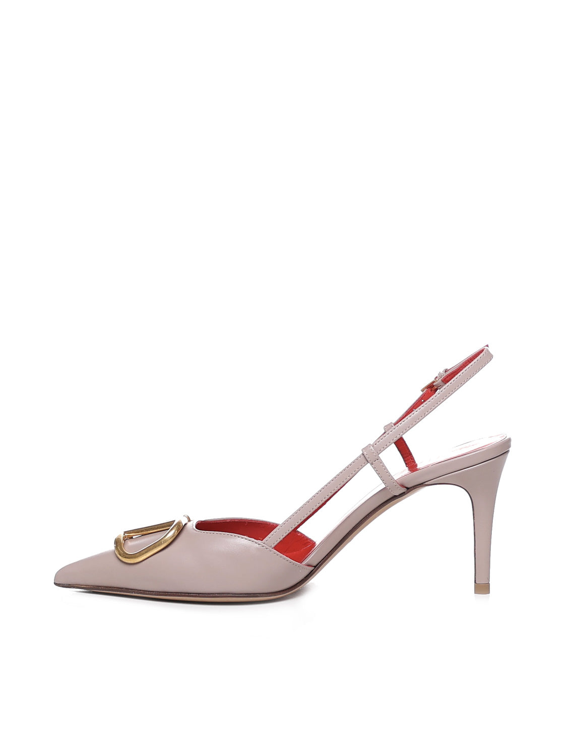 Valentino Garavani With Heel Poudre Calfskin