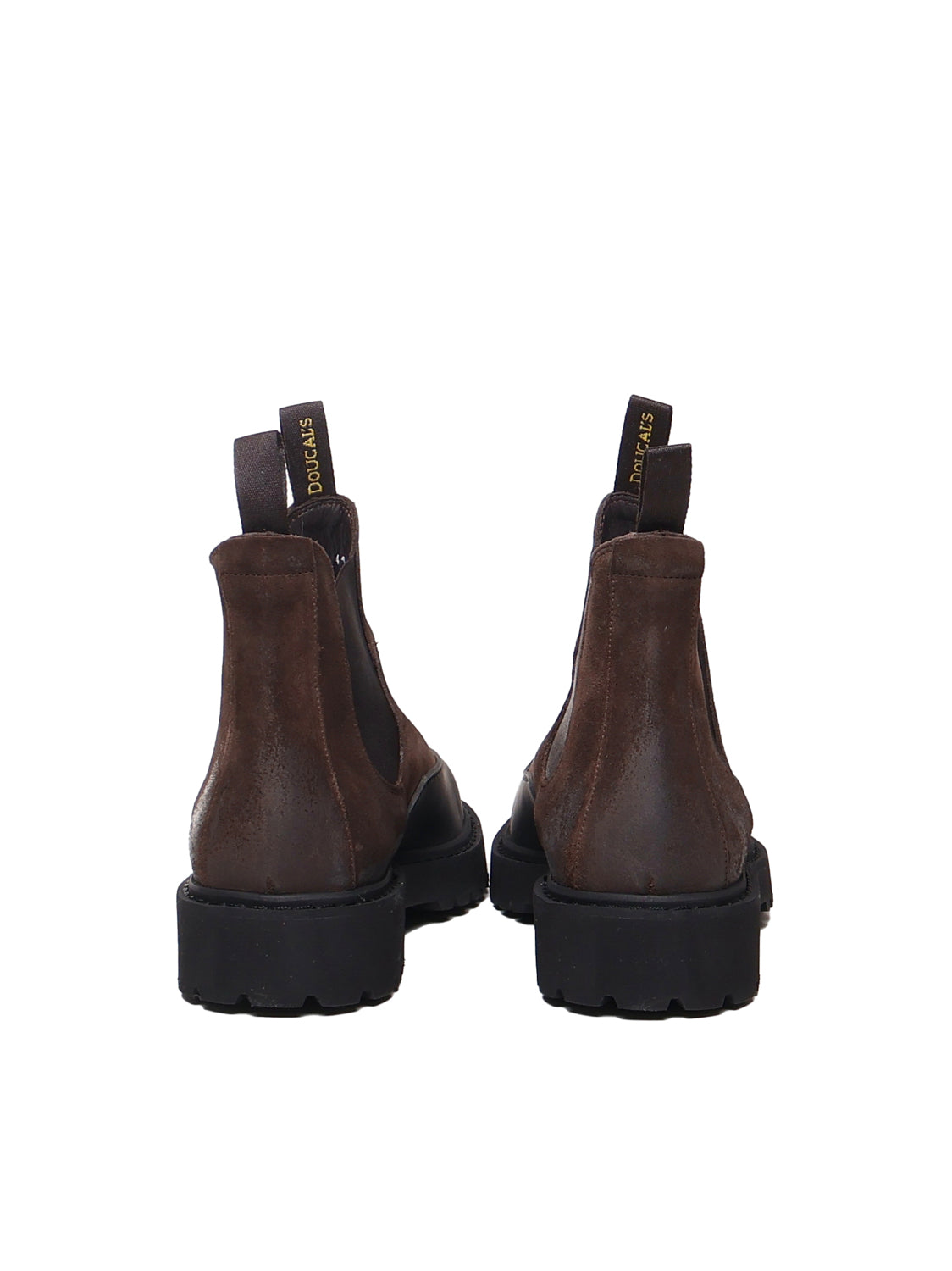 Doucals Boots Brown Suede Rubber