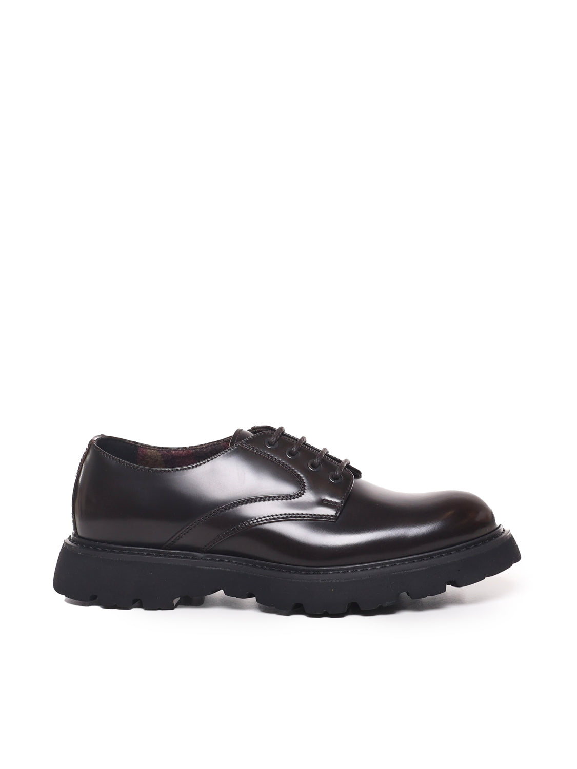 Doucals Flat Shoes Ebony Leather