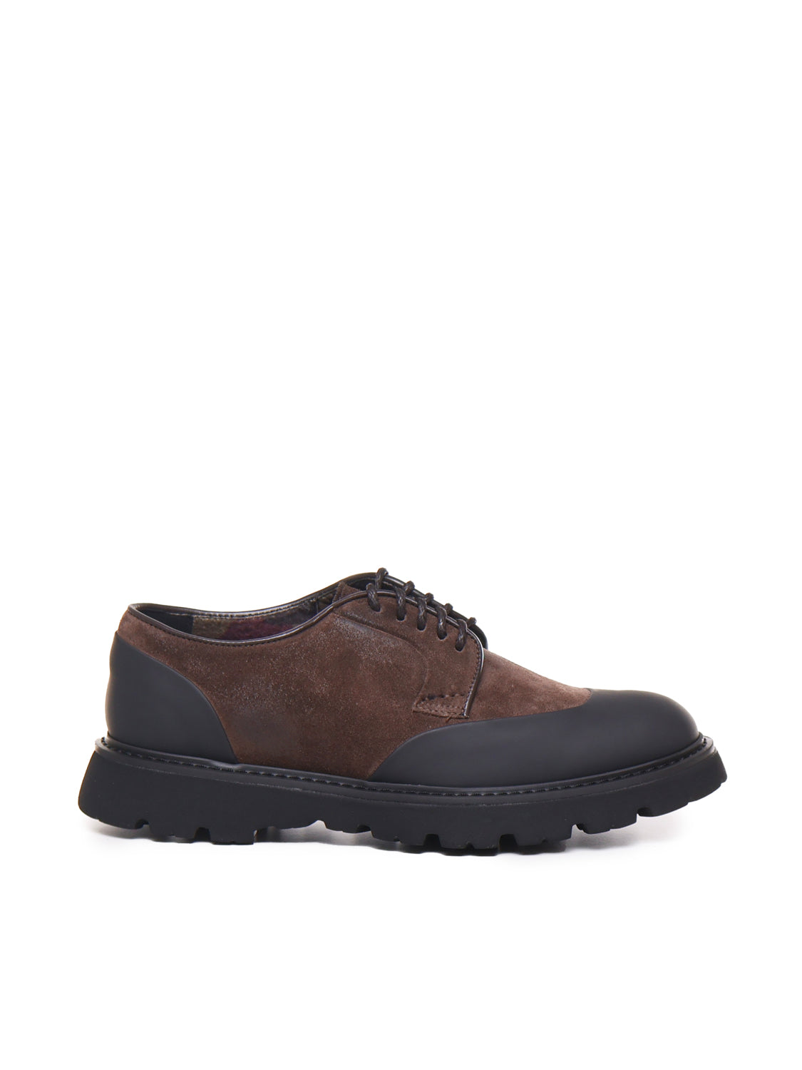 Doucals Flat Shoes Blue, Brown Rubber