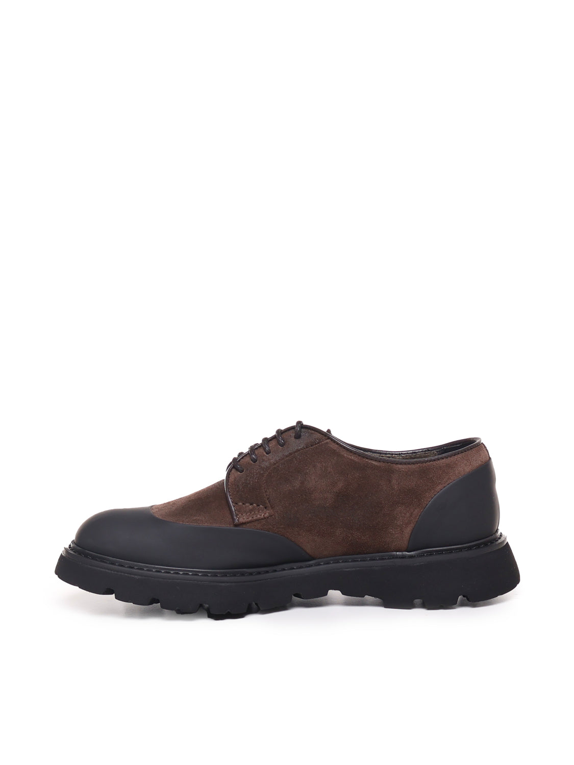 Doucals Flat Shoes Blue, Brown Rubber