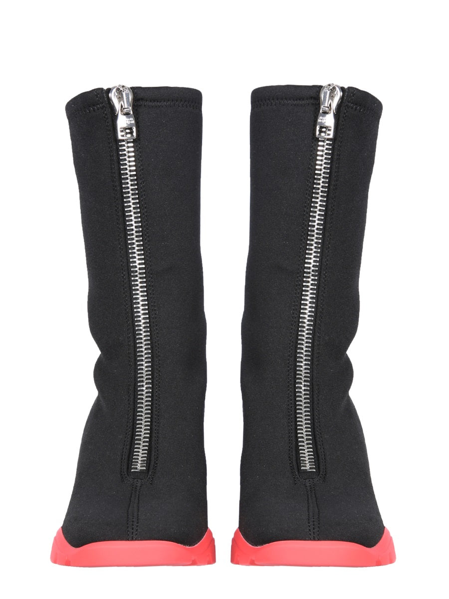 Slim Tread Boots Black Rubber