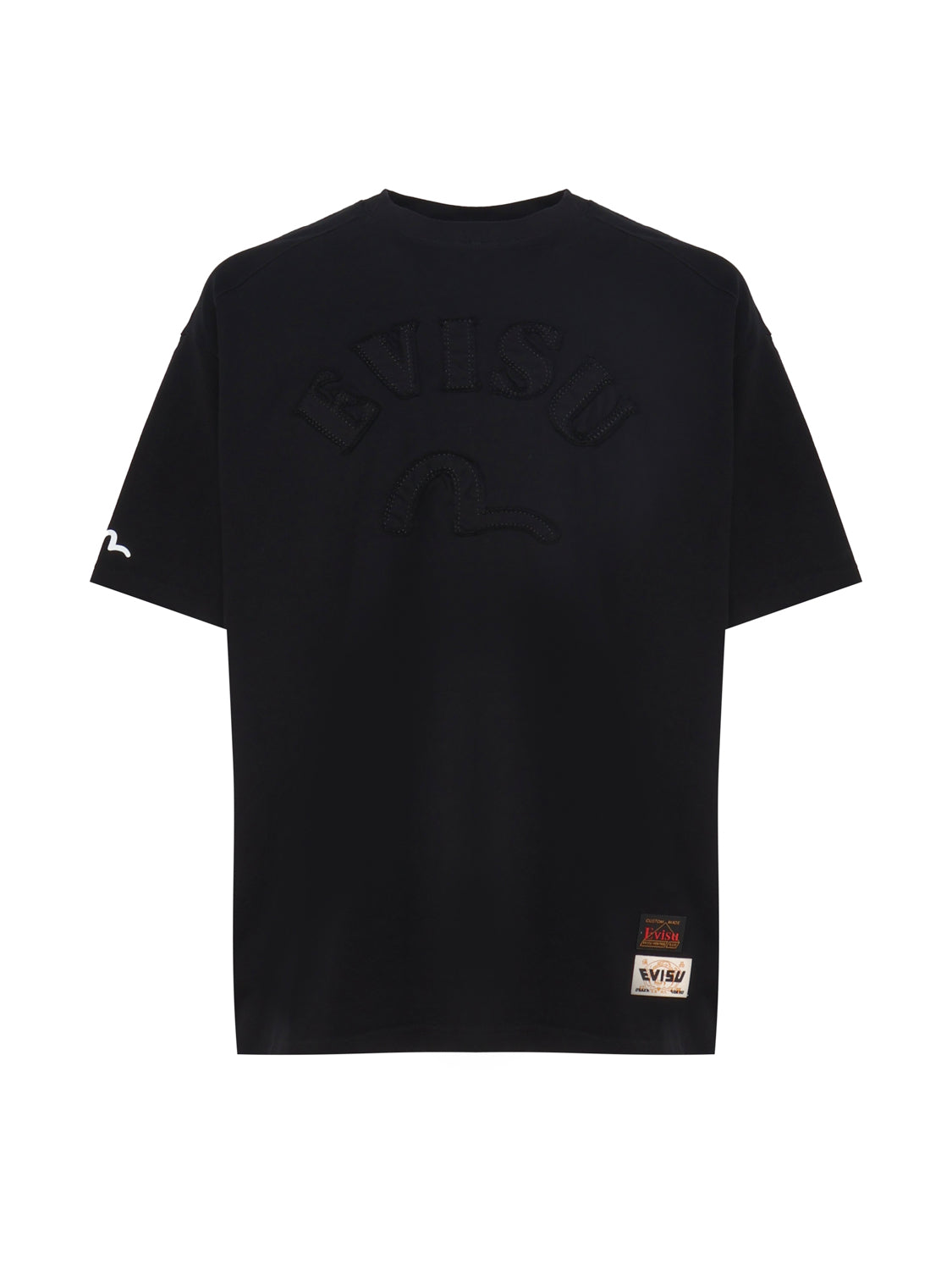 Evisu T-Shirts And Polos Black Cotton