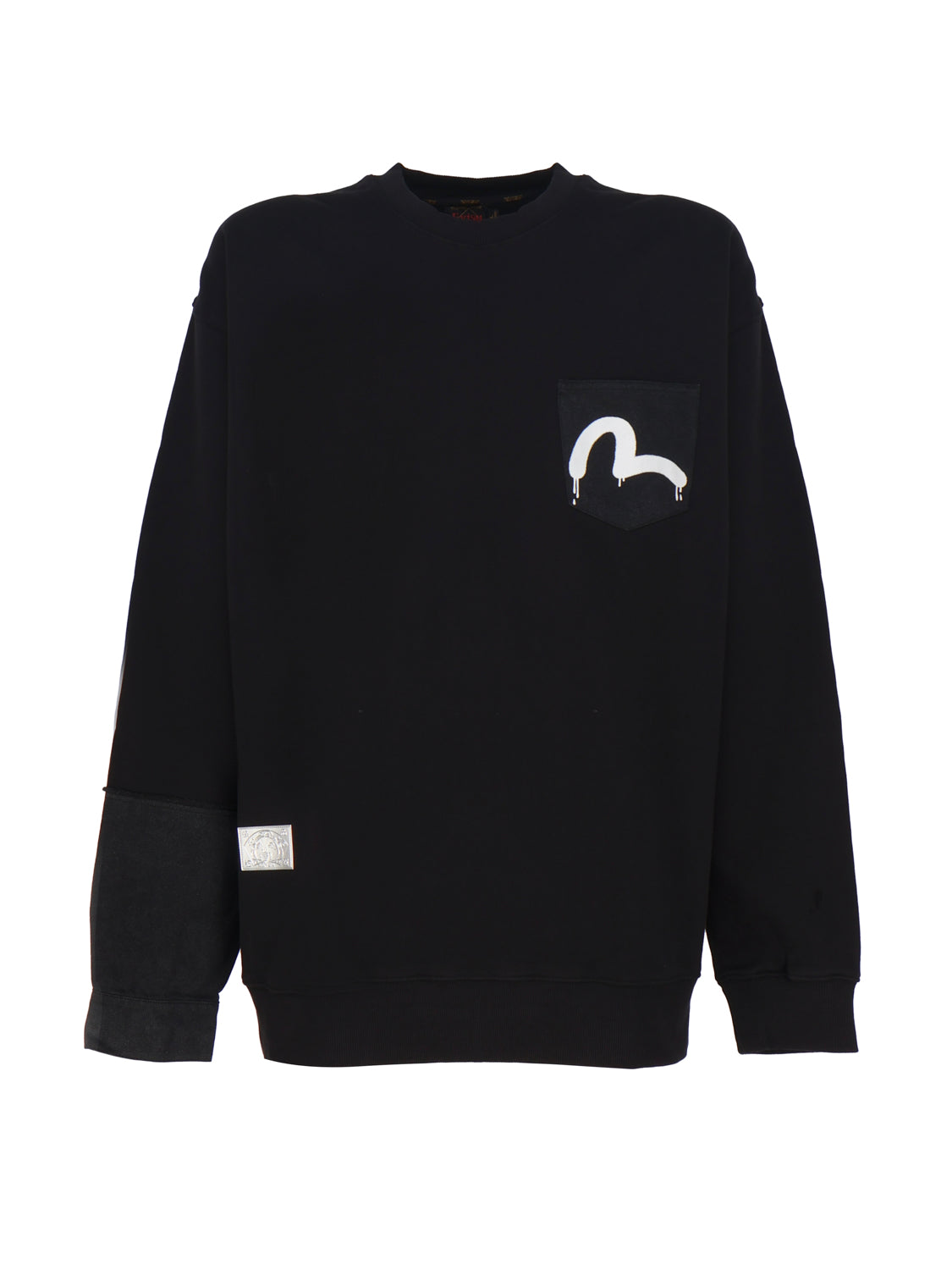 Evisu Sweaters Black Cotton