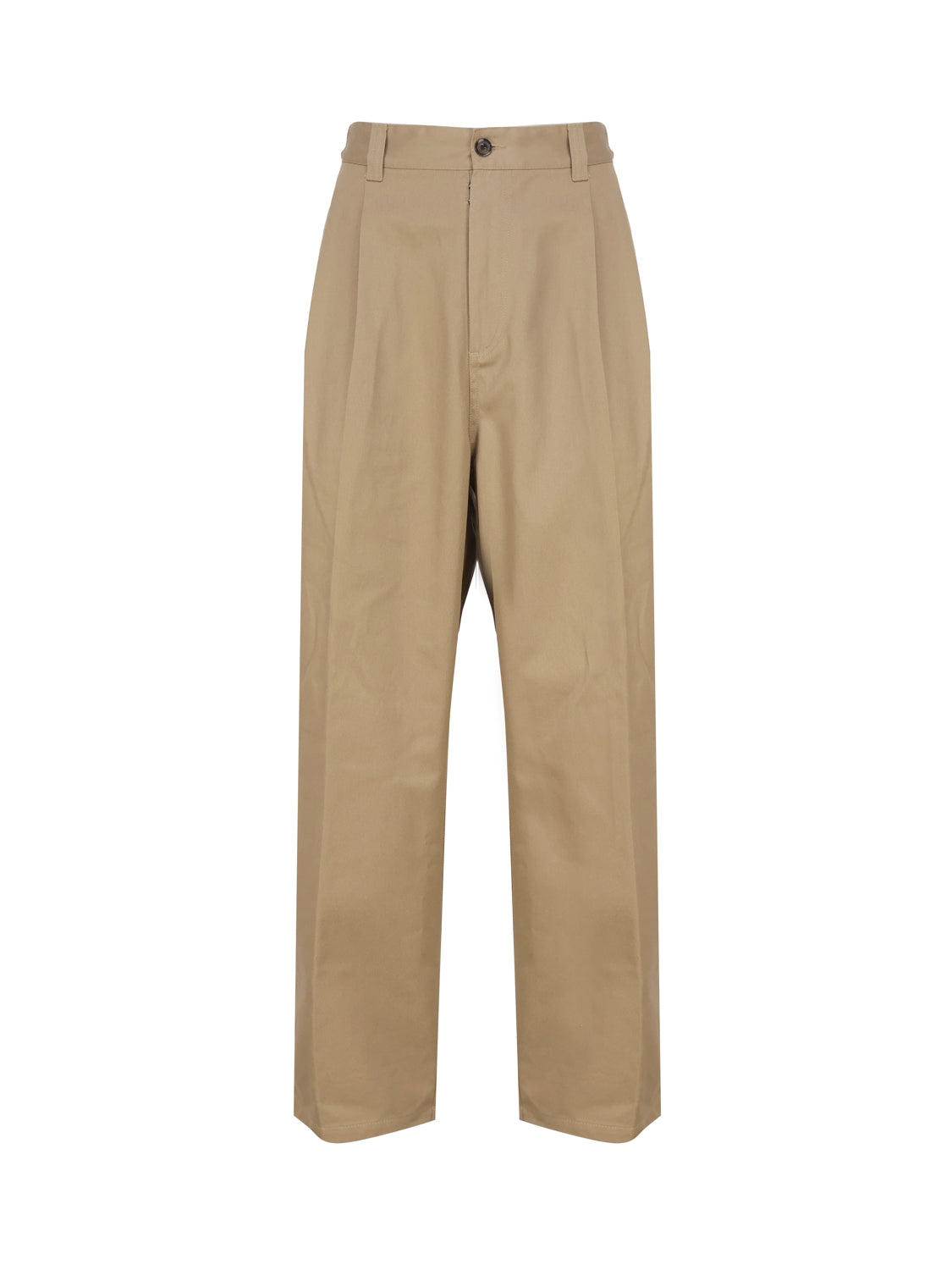 Maison Margiela Trousers Beige Wool