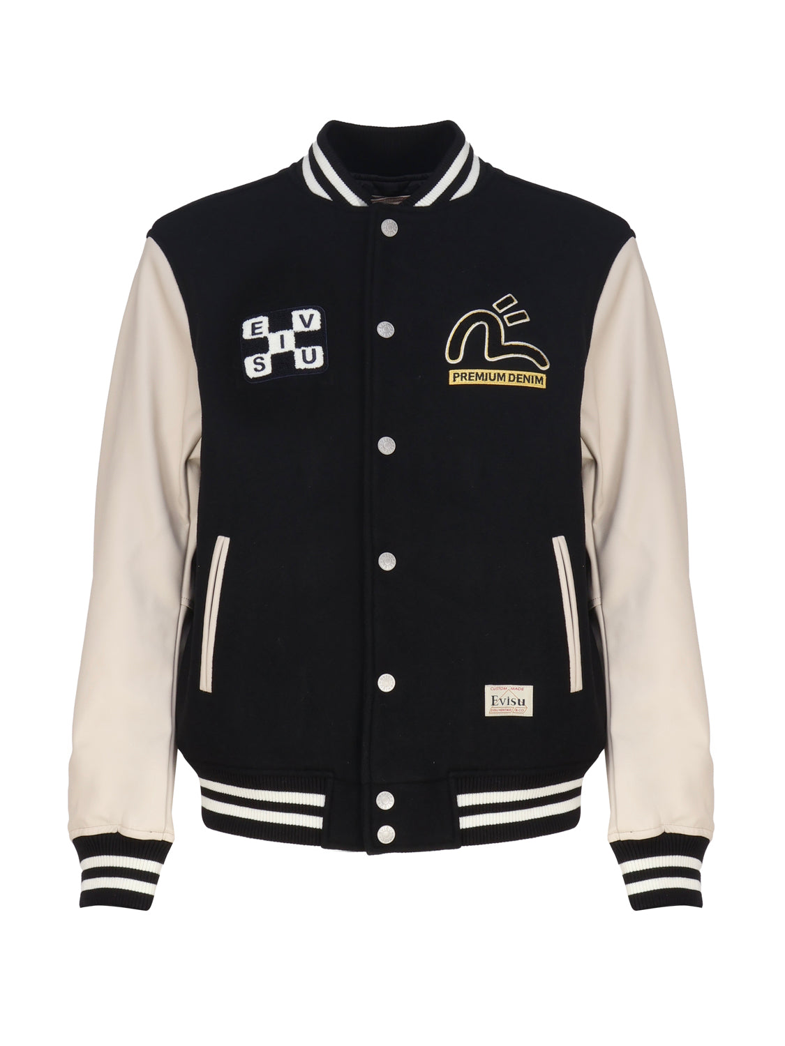 Evisu Jackets Black Wool