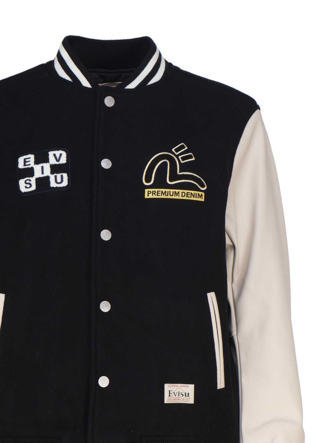 Evisu Jackets Black Wool