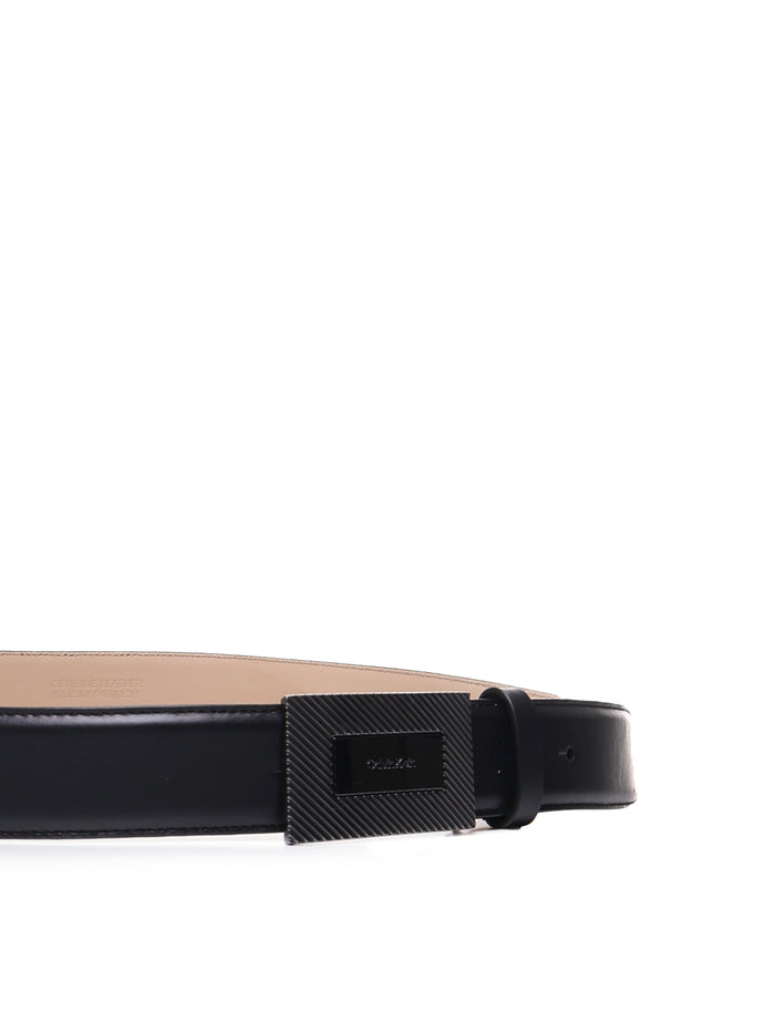 Calvin Klein Belts Black Leather