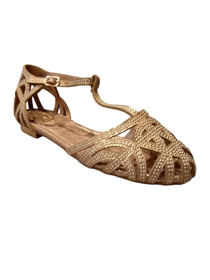 Snake Print Nude & Neutrals Calf Leather Shoe