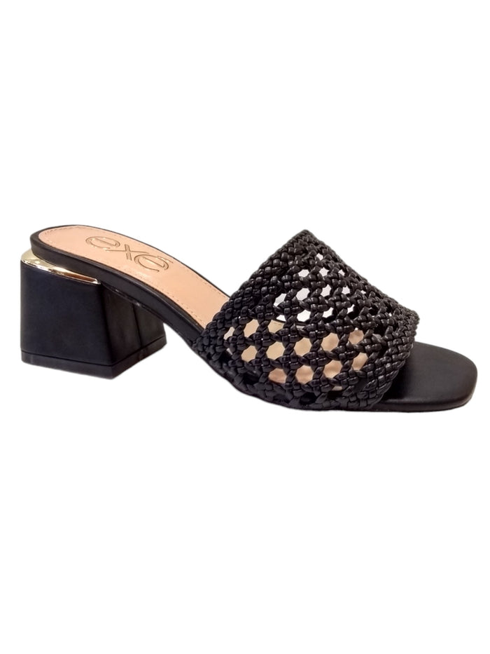 Carmen Black Calf Leather Shoe