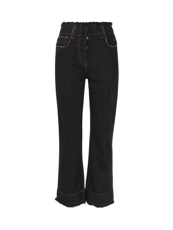 Jacquemus Jeans Black Cotton