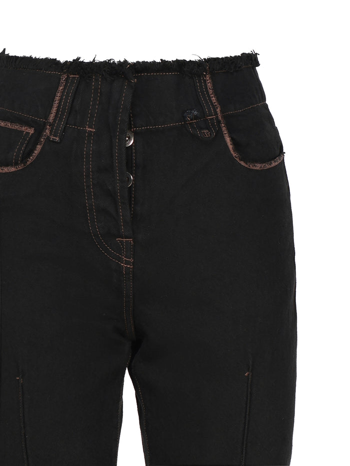 Jacquemus Jeans Black Cotton