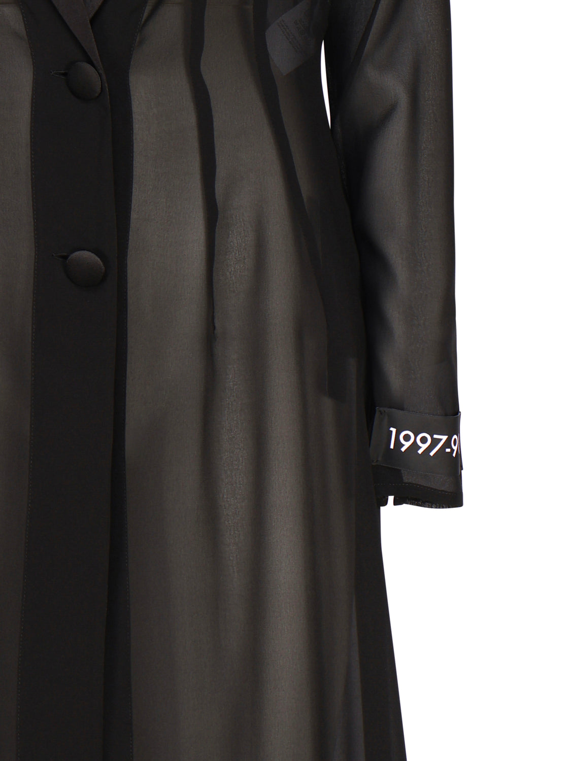 Dolce & Gabbana Coats Black Elastane Silk