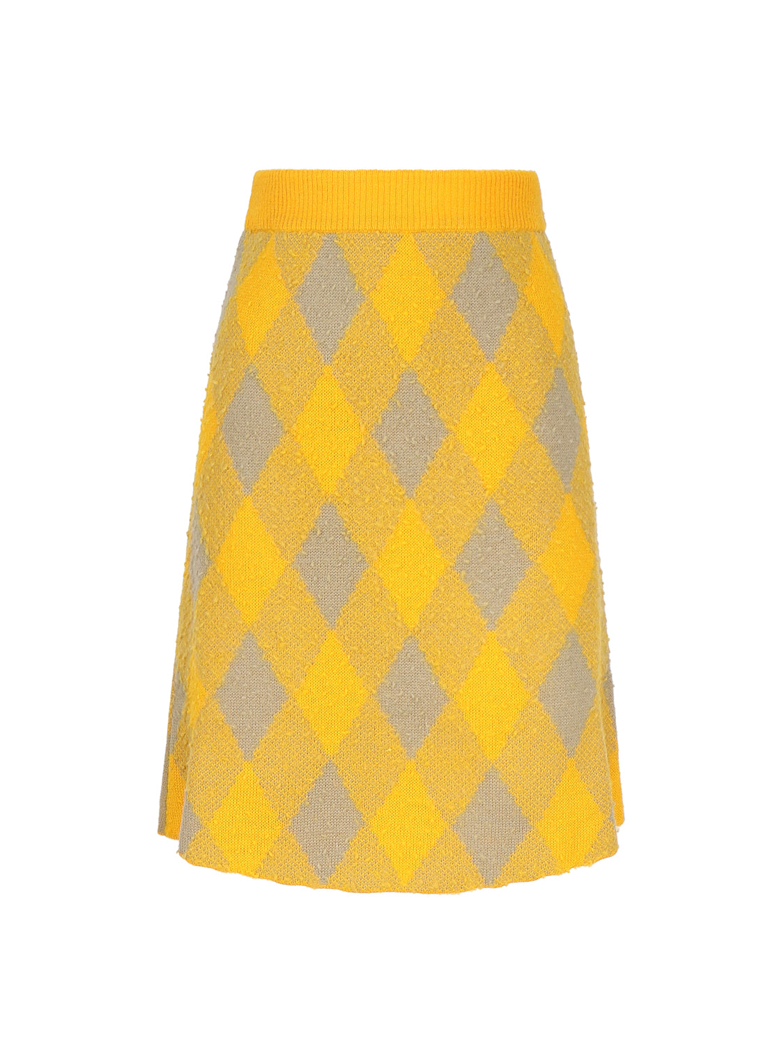 Burberry Skirts Yellow Wool