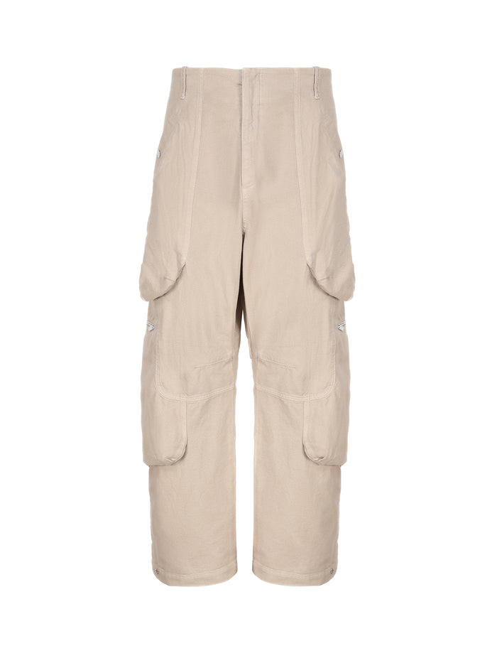 Jacquemus Trousers Beige Cotton