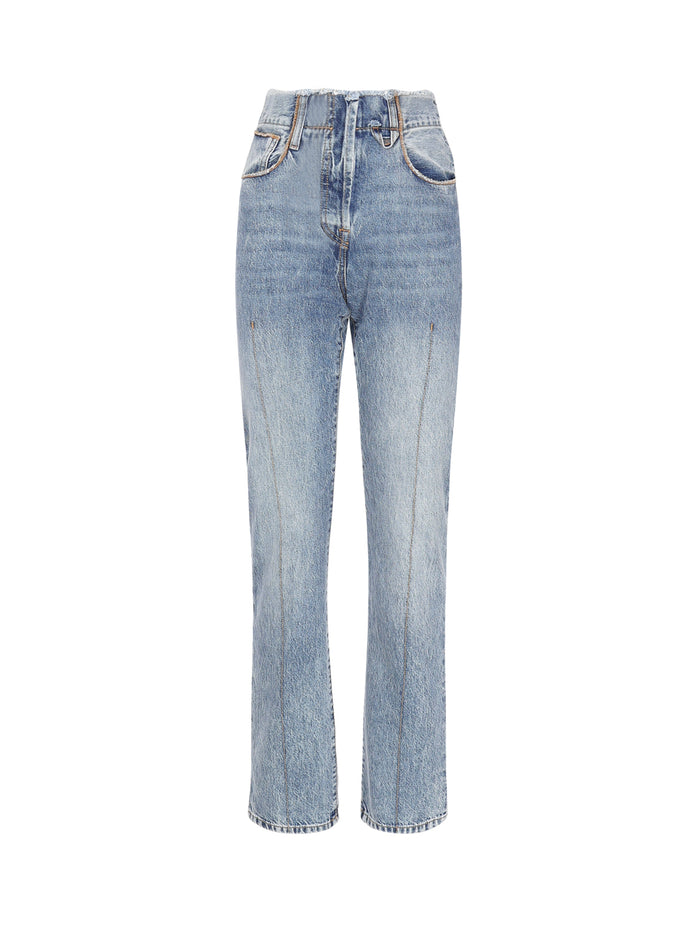 Jacquemus Jeans Blue Cotton