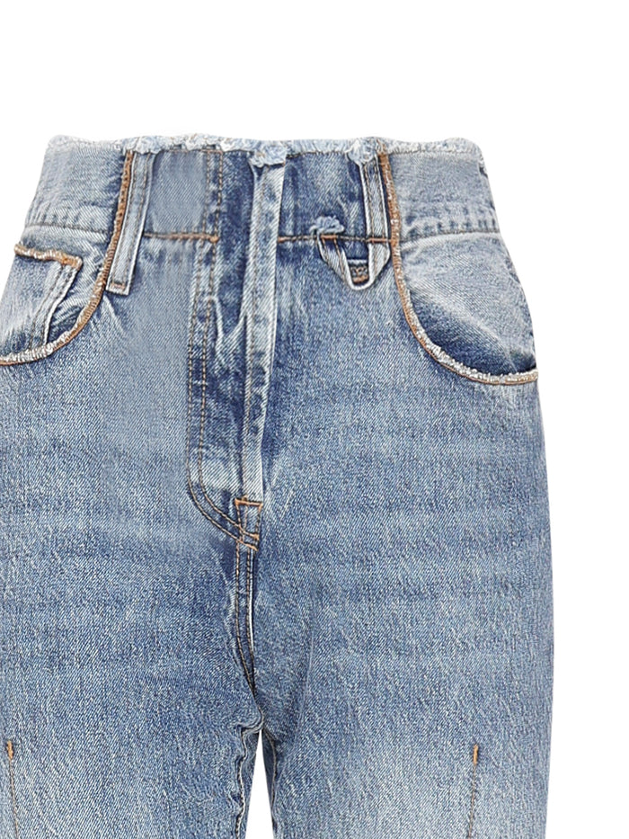 Jacquemus Jeans Blue Cotton