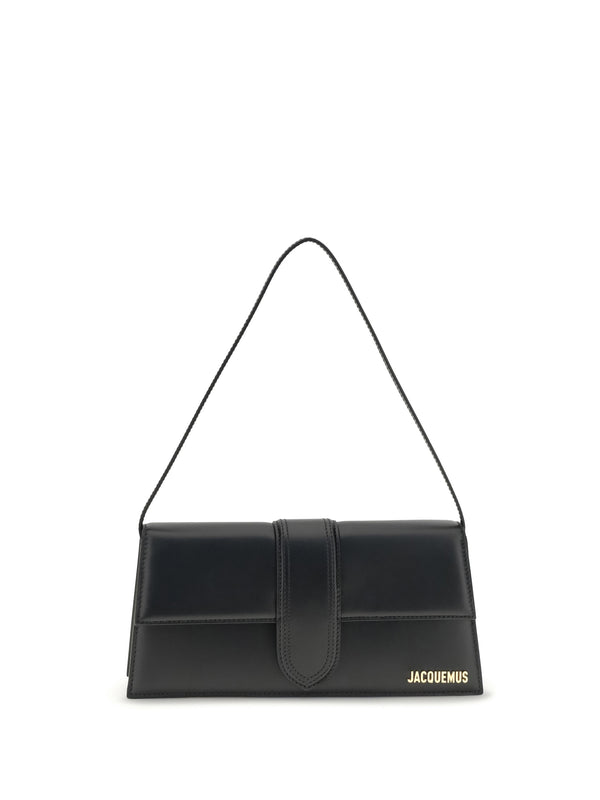 Jacquemus 100% Calf Leather Bos Taurus shoulder bag in black